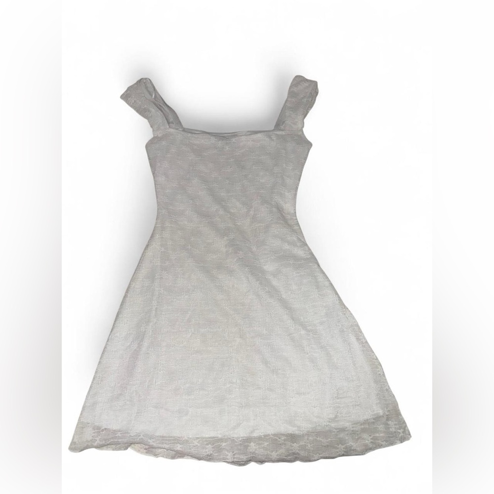 Princess Polly White Lace Square-Neck Mini Dress - Picture 3 of 3